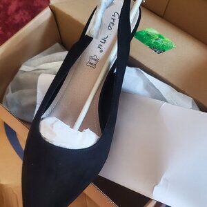 Woman's dress shoe.